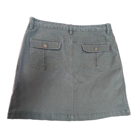 Bob Timberlake Women's Skirt 12 Green with Pockets - Picture 2 of 6